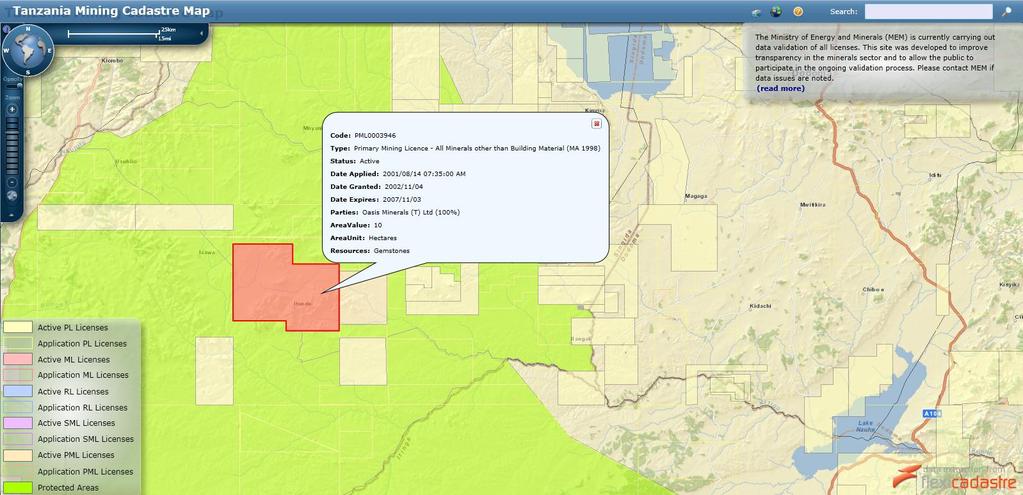 License Mapping Portal