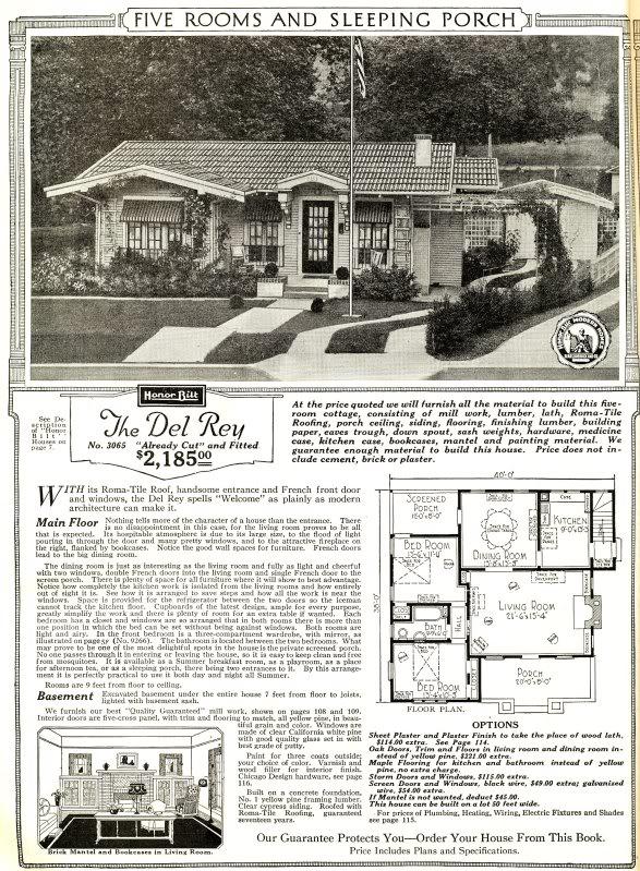 114 EARLY 20 TH CENTURY: RESIDENTIAL Designs for the bungalow were promulgated throughout the country through popular magazines like House Beautiful, Good Housekeeping, and Ladies Home Journal.