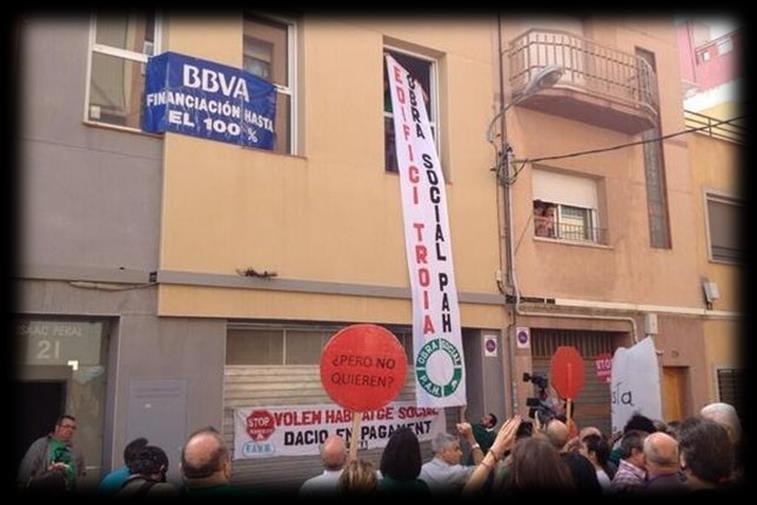 Occupied building in Salt, Girona The European Court of Human Rights