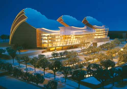 Kauffman Center for the Performing Arts in Kansas City, Missouri; Gaylord Texan Resort & Convention Center in