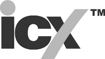 Other design marks or logos you should know CREA has filed a trademark application for ICX, the identification used for the Association's commercial information exchange.