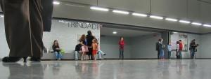 photo: Carlos Dias Trindade Subway Station Rua de Camões 4000 Porto Built to be the central subway station, "Trindade" has an interface that connects 2 subway lines resulting in a big subway station