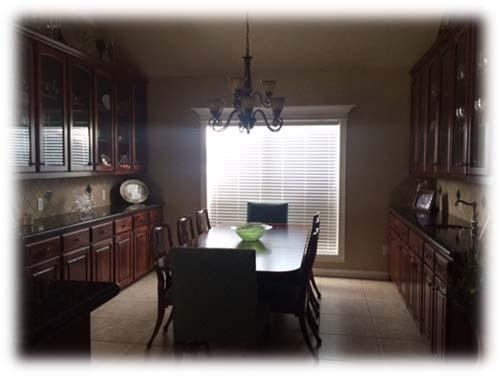 oven, wall oven and formal dining with