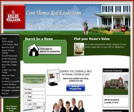 Web Presence Exposure Via The Lynn Thomas Real Estate Team s