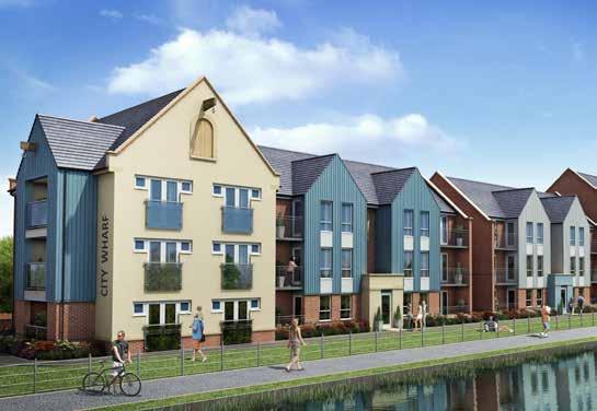 WELCOME TO CITY WHARF City Wharf is the latest waterside development from Barratt Homes located adjacent to