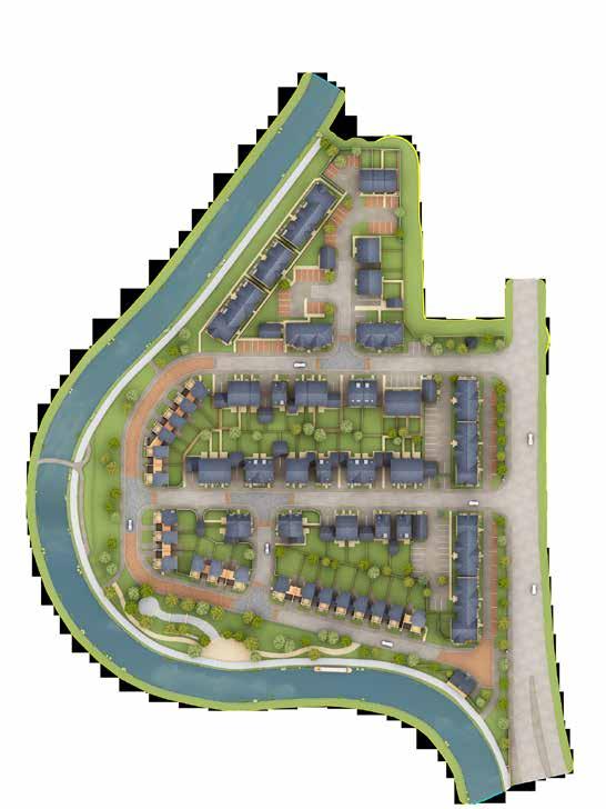 CITY WHARF DEVELOPMENT LAYOUT Finchley* Ruby 3 bedroom home 3 bedroom home Cable Bridge Coventry Canal Public Open Space Existing Residential Development Quartz 3 bedroom home The Moorings Quartz 3 3