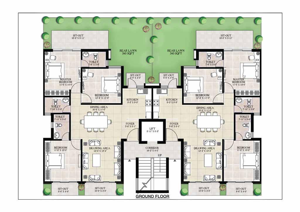 GROUND FLOOR PLAN (PROPOSED) TYPICAL FLOOR PLAN (PROPOSED) Note: All these layouts & Super Area are tentative and subject to change as decided by the