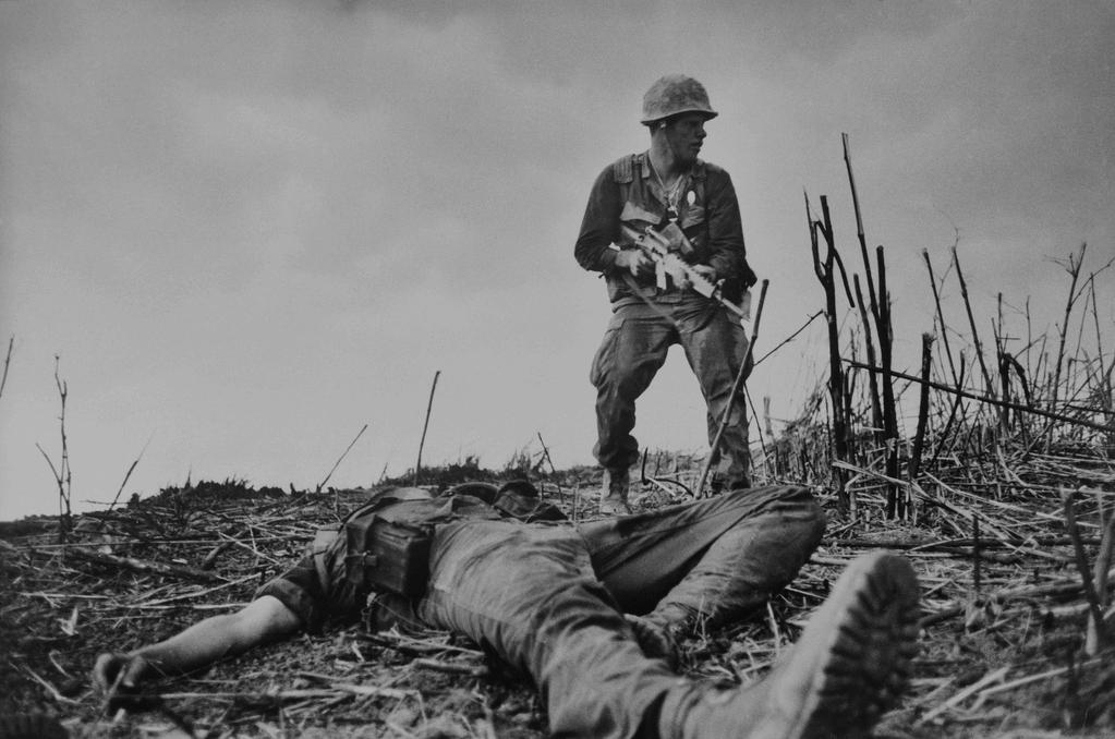 A casualty of the Battle of Hill 881, near Khe Sanh, South Vietnam.