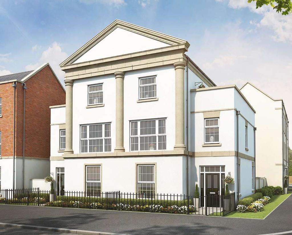 Sherford The Redwood 4 bedroom home The Redwood is a three storey, four bedroom home with a priate roof terrace.