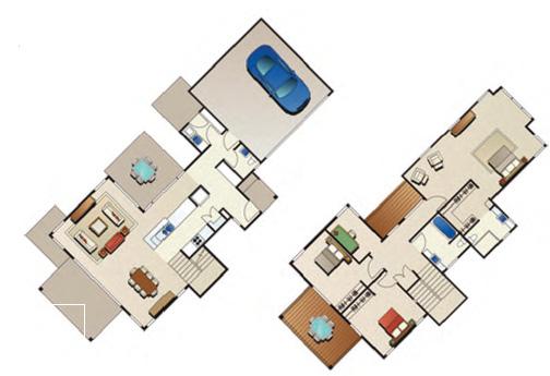 House Type Floor Plan ASPEN - A2 STYLE 3 Bedroom + Study Ground Floor 116m2 Covered Terrace