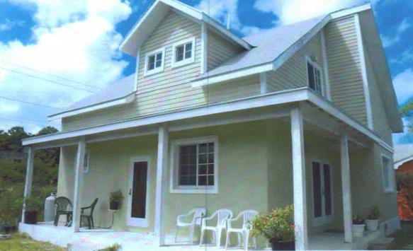 Townhouse cottage: Two two-bedroom, one bathroom, living room-dining room and kitchen.