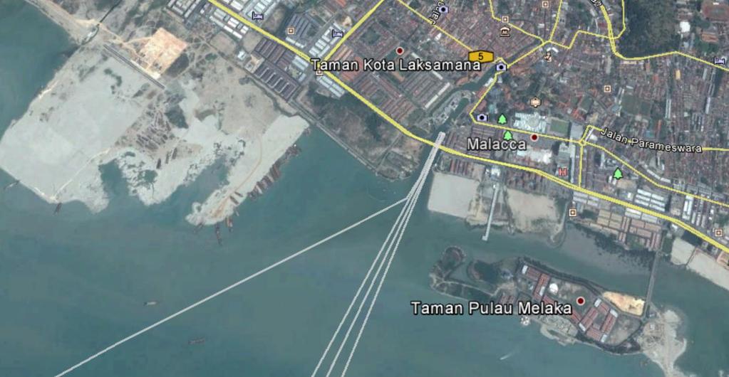 INFORMATION ON THE IMPRESSION LAND AND MELAKA JV LAND Below is the aerial view of the Impression Land and Melaka JV Land: Jonker Street Clock Tower Dataran Pahlawan Taman Melaka Raya Approximate