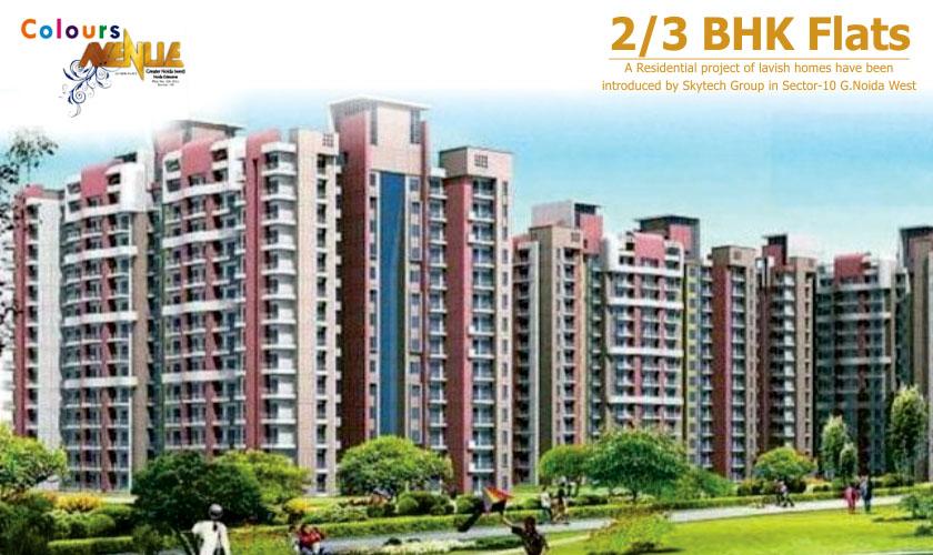 Project Details Project Colours Avenue Name: Noida Extension Greater Location: Noida Colours Avenue by a well-known real estae builder 'Supertech' brings a set of beautifully furnished apartments at
