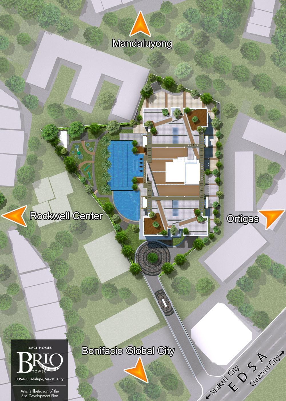 SITE PLAN Land Area Development Type 5,760 square meters 1 High Rise Residential Tower 30 Residential Floors 5 Basement