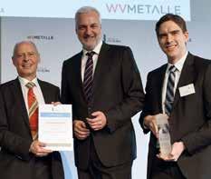2016 NRW State Minister for Economic Affairs Garrelt Duin honors TRIMET with the Best Practice Award 2016 of the initiative Metalle pro Klima for measures to increase energy efficiency. 06.04.