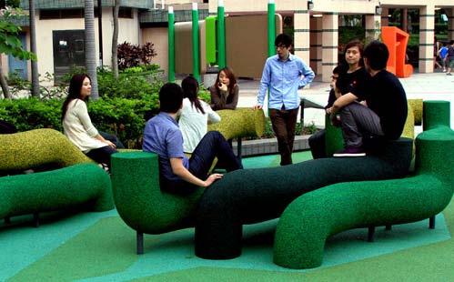 Example: Applying proportion in art / furniture design The outdoor module, Assembled Topology designed by Douglas Ho from SLHO, can