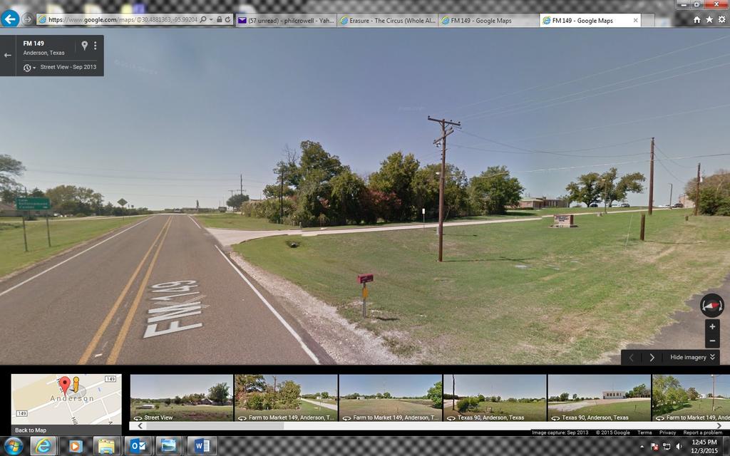 7 The picture above continues a panoramic view showing FM 149 and