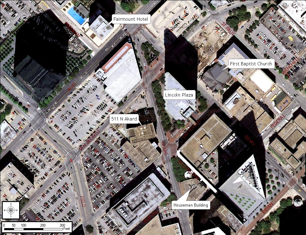 Aerial Map of City Walk