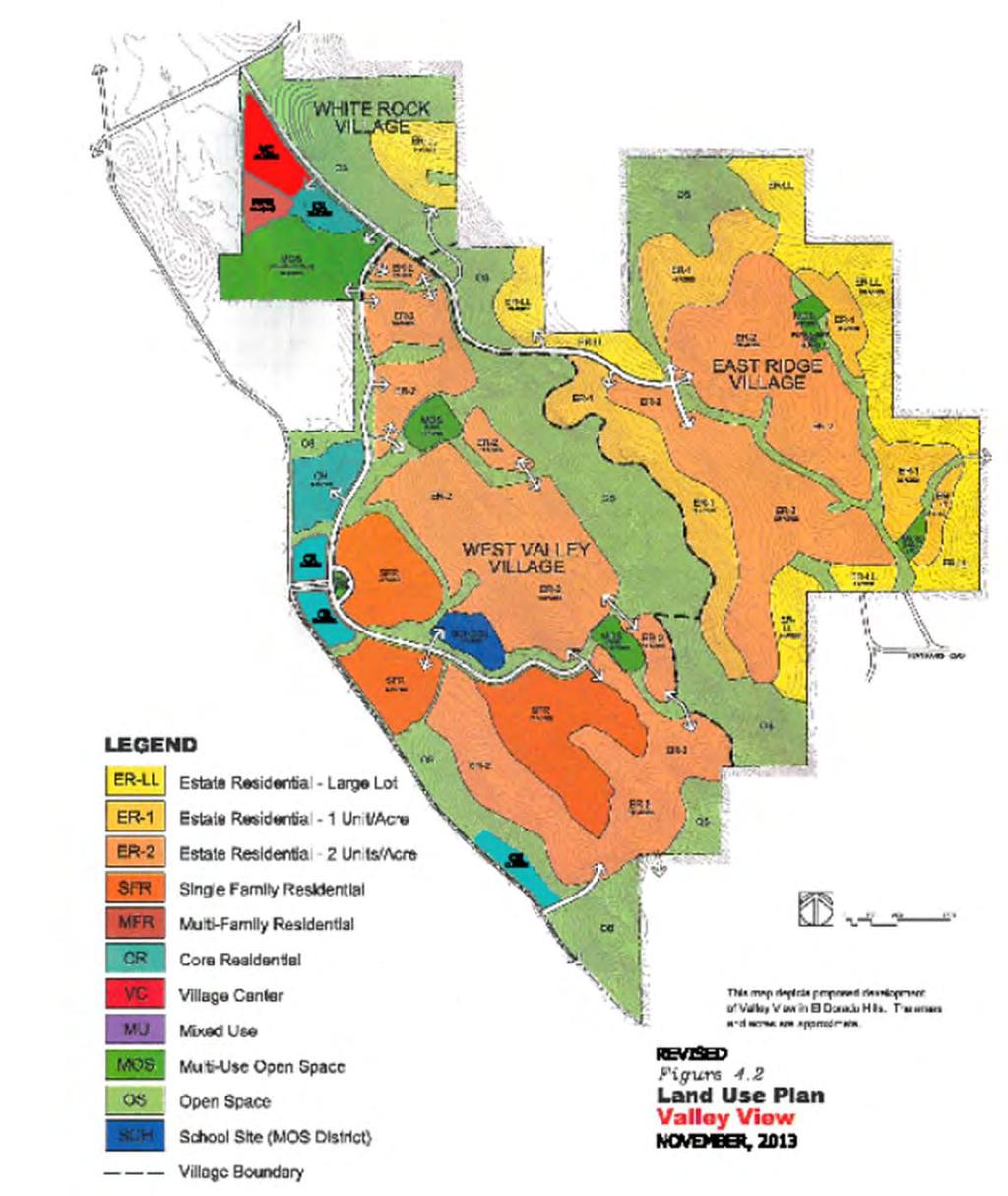 Source: El Dorado County Planning Department A description of each of the allowable land use