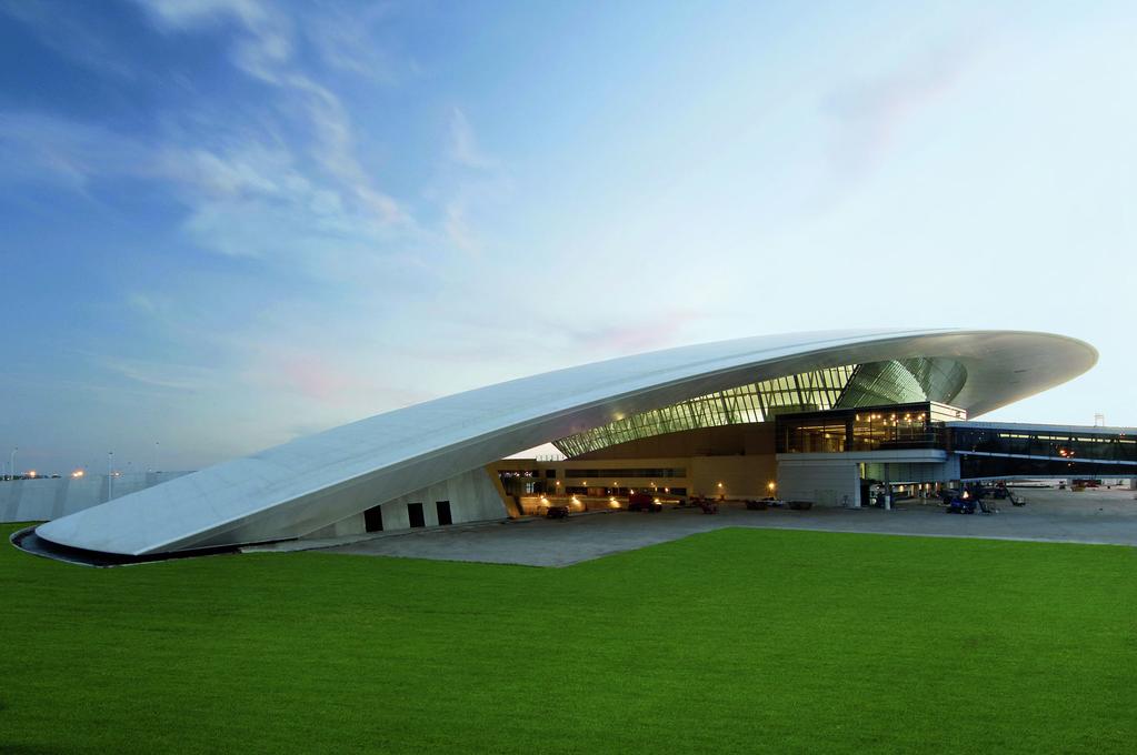 The new terminal at Carrasco International Airport, which serves Uruguay s capital city of Montevideo and designed by Rafael Vinoly