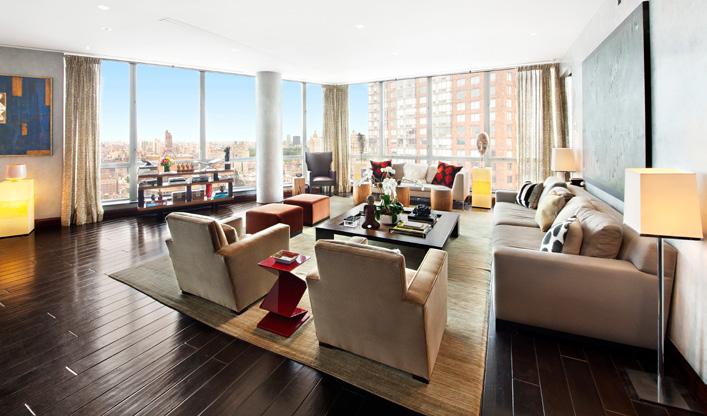 3-Storey Penthouse Townhouse in the Sky Broadway, New York for SALE price upon request Perched atop one of the most prime Lincoln Center modern condominium buildings, this stunning apartment features