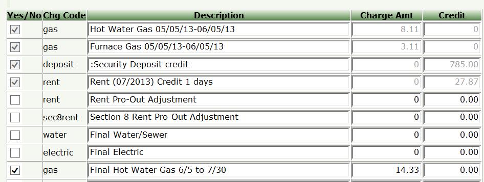 Deposit Accounting When processing Deposit Accounting, you will always need to add Hot Water and Furnace in front of Gas and