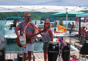 Grille and Restaurant at Flat Hollow Marina has fine