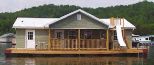 The large front deck/porch with gas grill, is great for swimming, sunning or