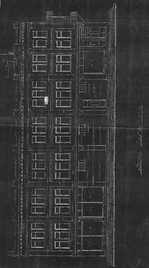 Plate 3 Architect s drawing, Side Elevation.