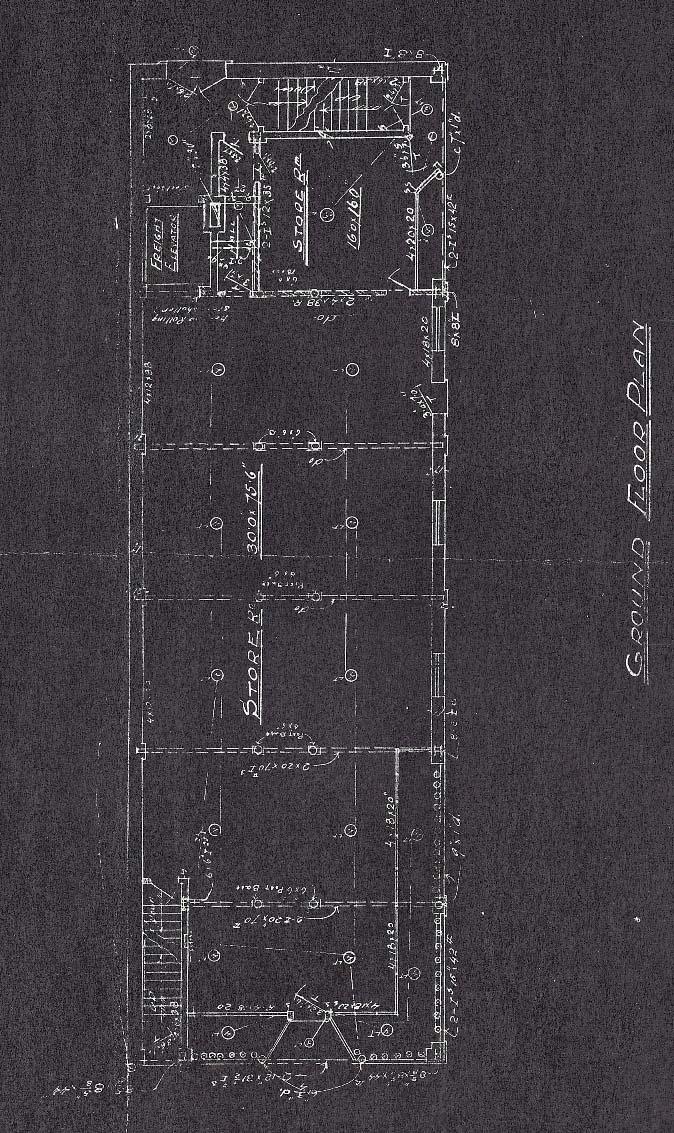 Plate 6 Architect s drawing, Ground Floor Plan.