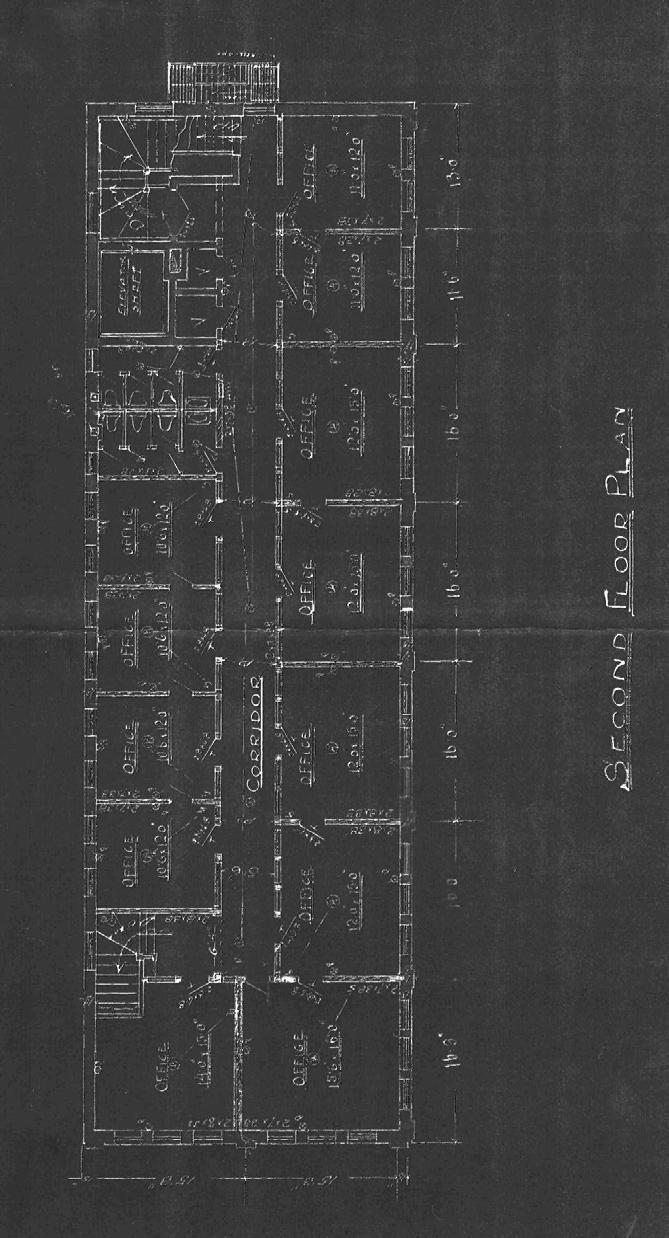 Plate 7 Architect s drawing, Second Floor Plan.