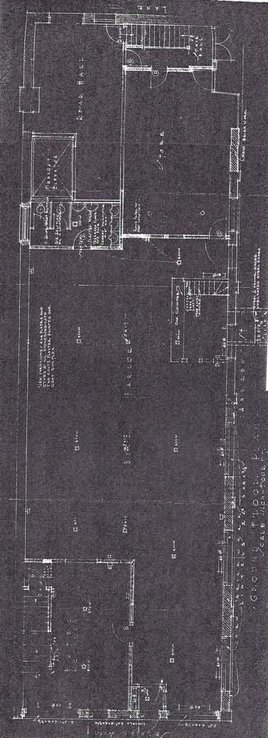 Plate 9 Architect s drawing, Ground Floor Plan.