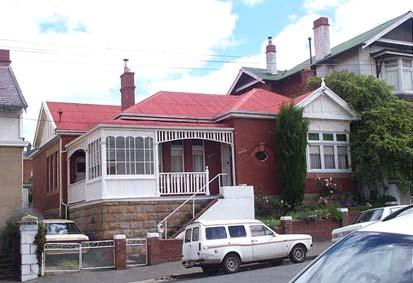 The house is located on elevated land on the northern side of Patrick Street, and is a valuable element within a mostly intact nineteenth/early twentieth century residential streetscape.