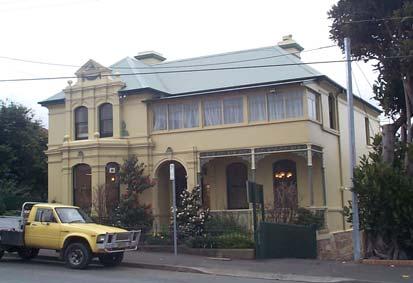 This house is one of a number of large nineteenth century structures located along this section of Macquarie Street.