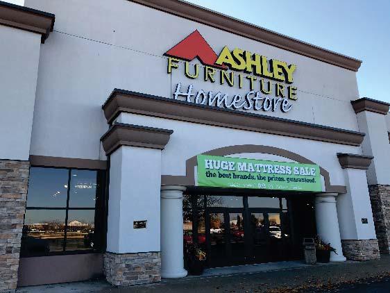 REPRESENTATIVE PHOTO COMPANY OFFERING INFORMATION SUMMARY Ashley HomeStore is a furniture store chain that sells Ashley Furniture products.