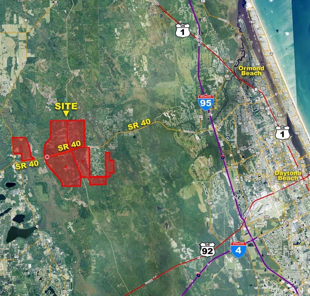 Ormond Beach, Florida Volusia County 7,086 +/- Acres Approved