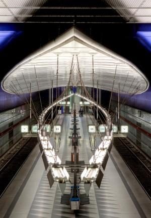 Denmark KHR architekter subway station, tunnel