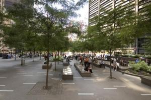 photo: Piotr Krajewski Zuccotti Park Liberty Plaza 1 New York New York 10001 United States Destroyed on September 11, 2001, Liberty Plaza Park is both restored and re-imagined in this design The