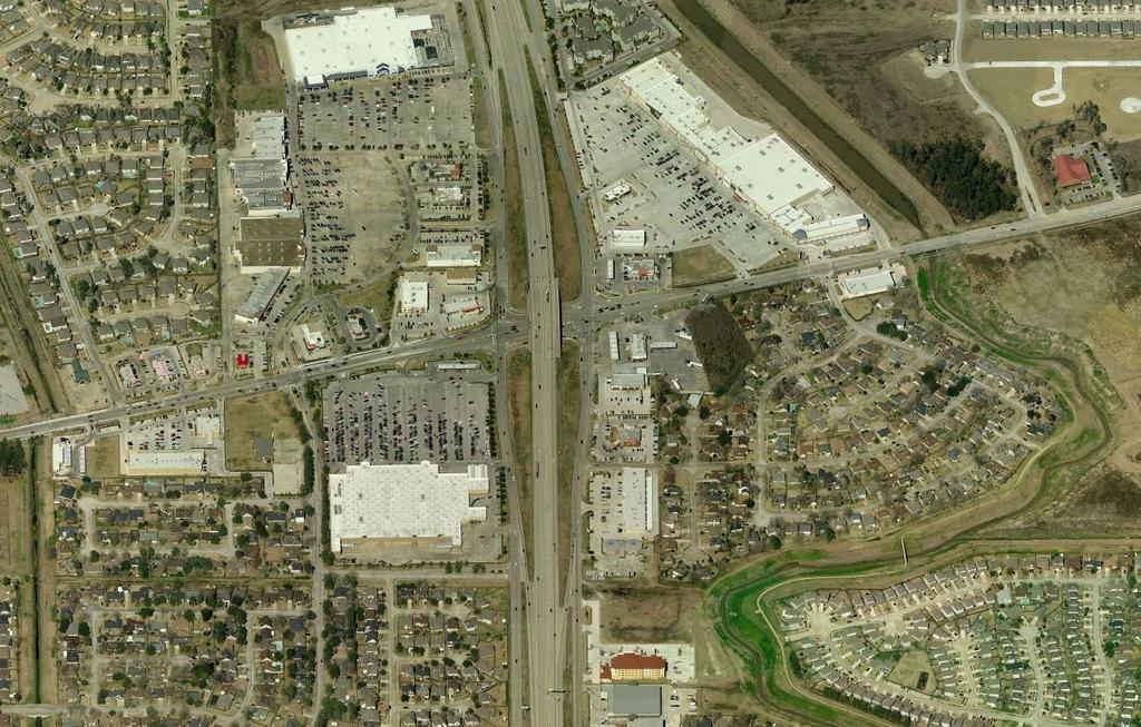 Aerial photo Houston Beltway 8 (92,000