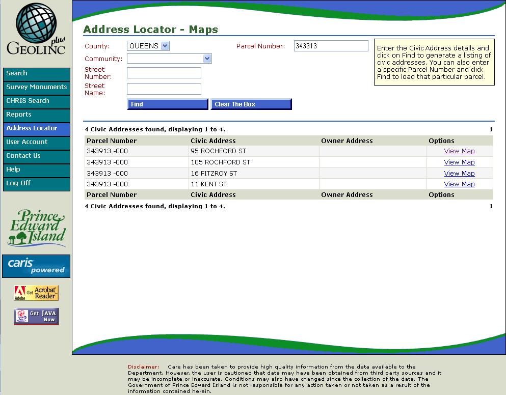 Address Locator (Accessible