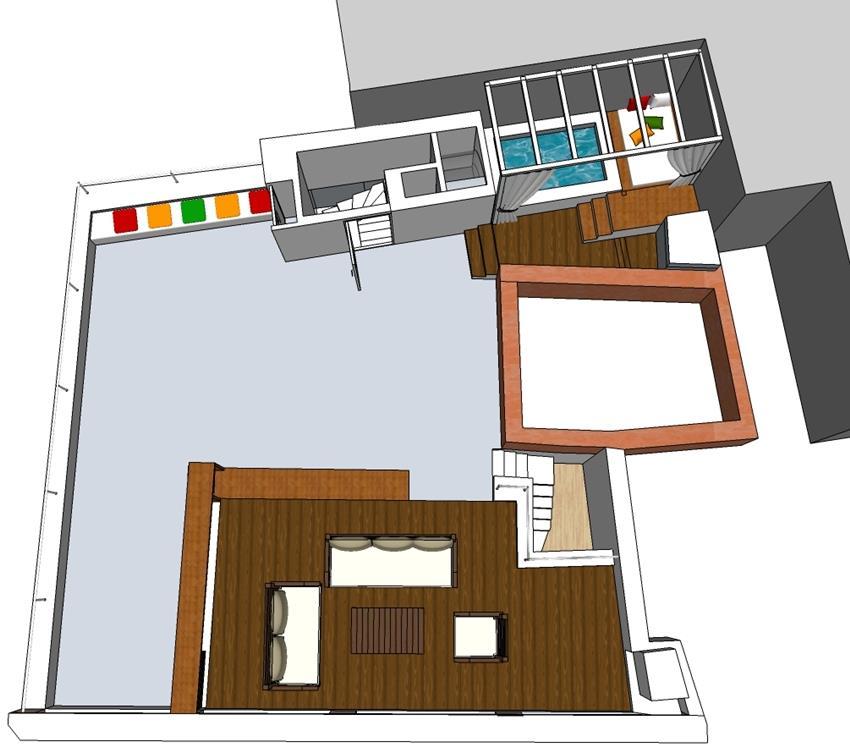 7 3 4 5 6 2 1 8 9 10 TERRACE LAYOUT 12 11 1. Main staircase 2. Built-in bench 3. VRV 4.