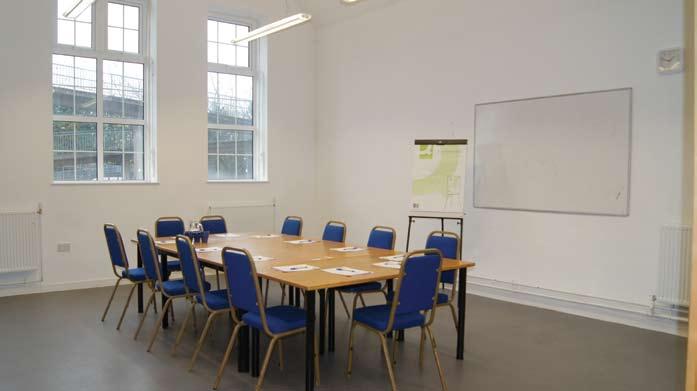 Will accommodate up to 12 people boardroom style.