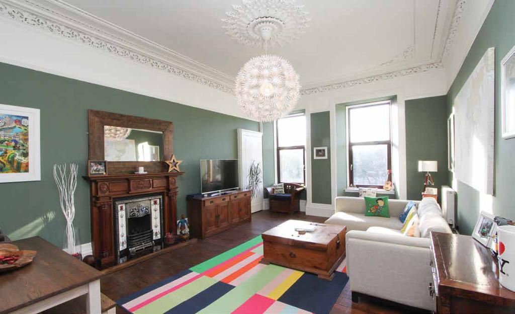 Occupying a top floor position of this B-listed building and overlooking Queen s Park itself this is a fantastic opportunity to acquire a very spacious traditional flat, stretching to five full