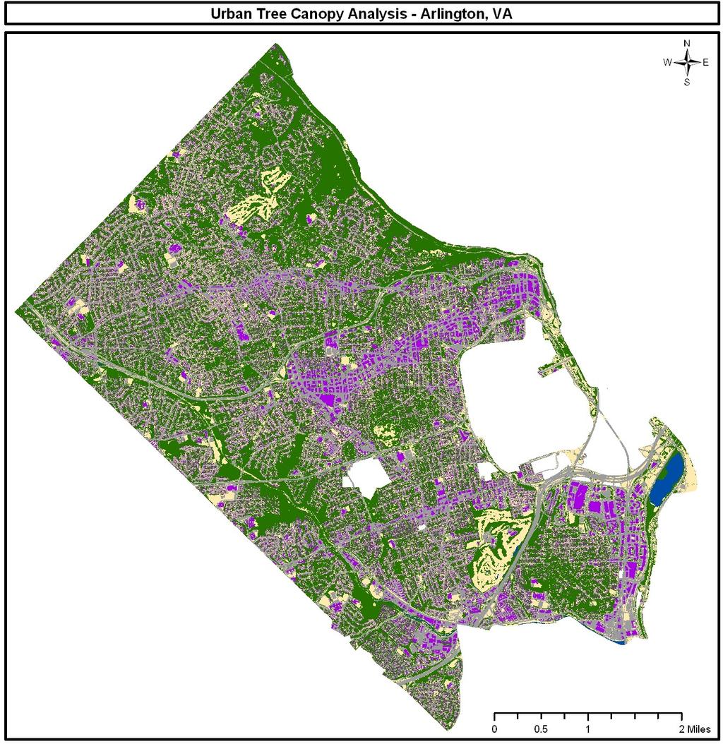 Updated - A Report on the County of Arlington s Existing and Possible Urban Tree Canopy Key Terms UTC: Urban tree canopy (UTC) is the layer of leaves, branches, and stems of trees that cover the