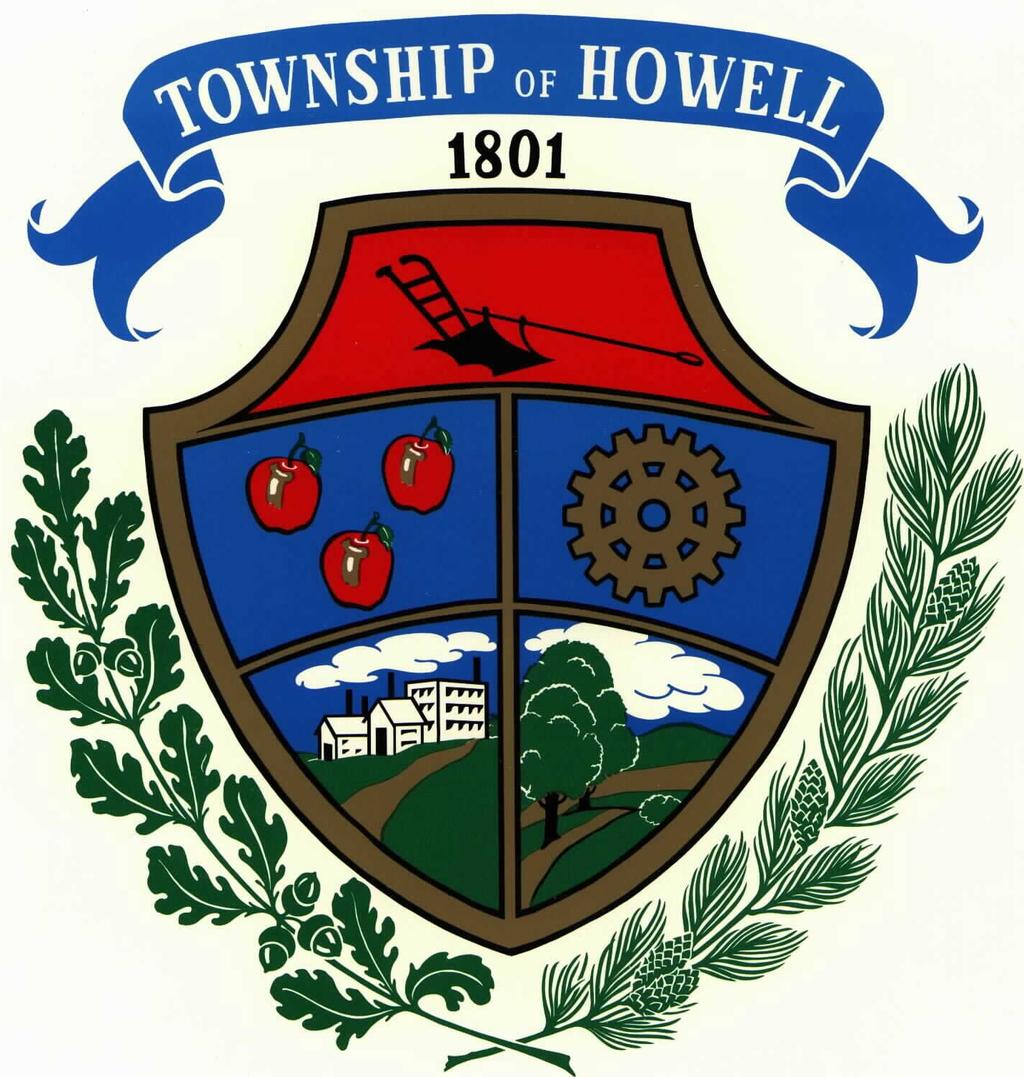 TOWNSHIP OF HOWELL Monmouth County Office of the Tax and Utility Collector Physical Location: 4567 US Hwy 9 N.