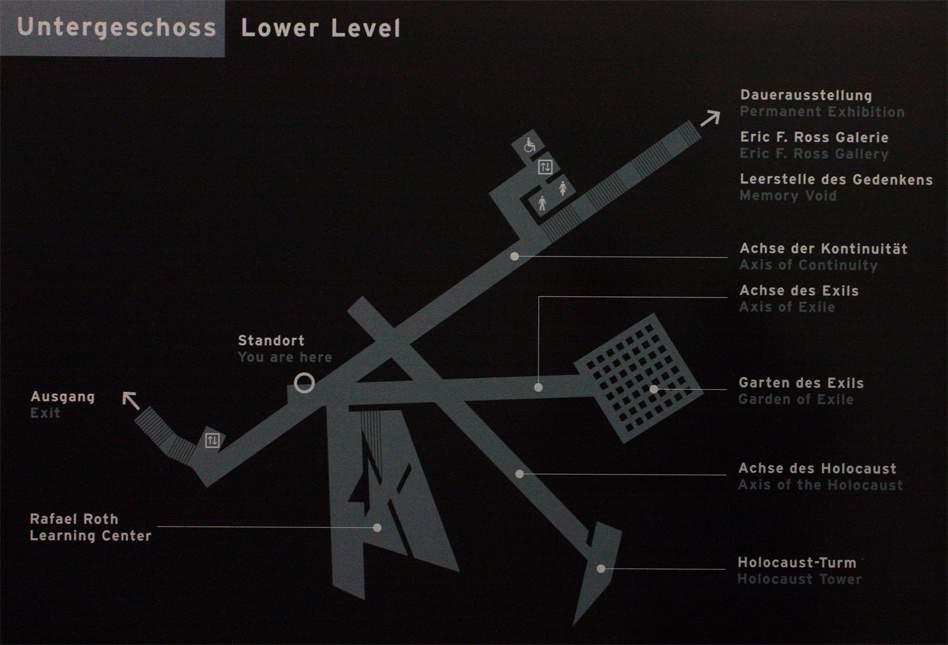 Architectures of Memory Post-1989 Berlin 140 Gilda Gross Figure 3.20. Plan of the lower level of the Jewish Museum.