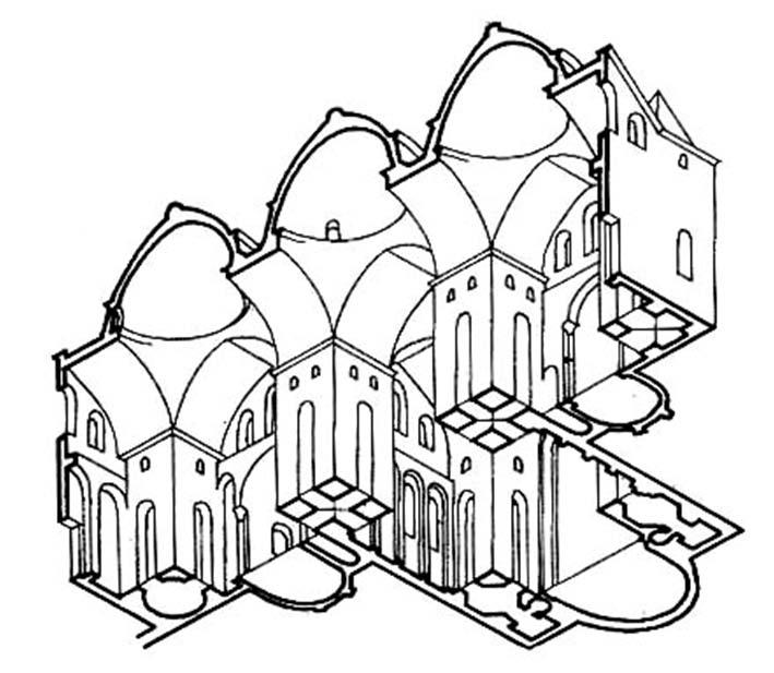 St-Front, cutaway isometric