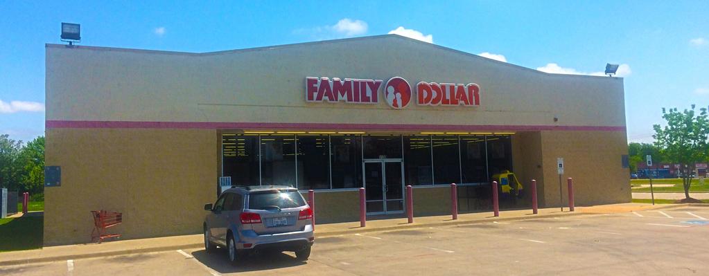 FAMILY DOLLAR [FREESTANDING] executive summary DEMOGRAPHICS Demographics: 1 Mile 3 Mile 5 Mile 2015 Total Population 17,535 108,949 271,382 2020 Total Population 18,455 113,813 287,529