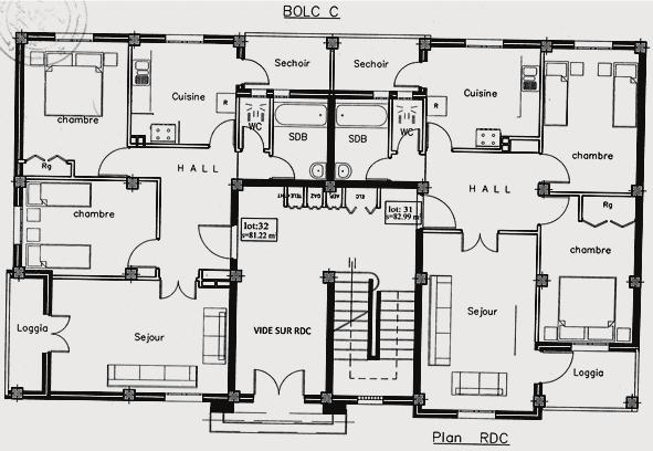 Figure 8. Example of an illustrative map floor with common areas 6.