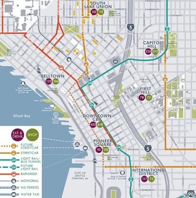 The RapidRide bus, access to Seattle Street Car, Link Light Rail and Microsoft Connector buses are within blocks from the properties.